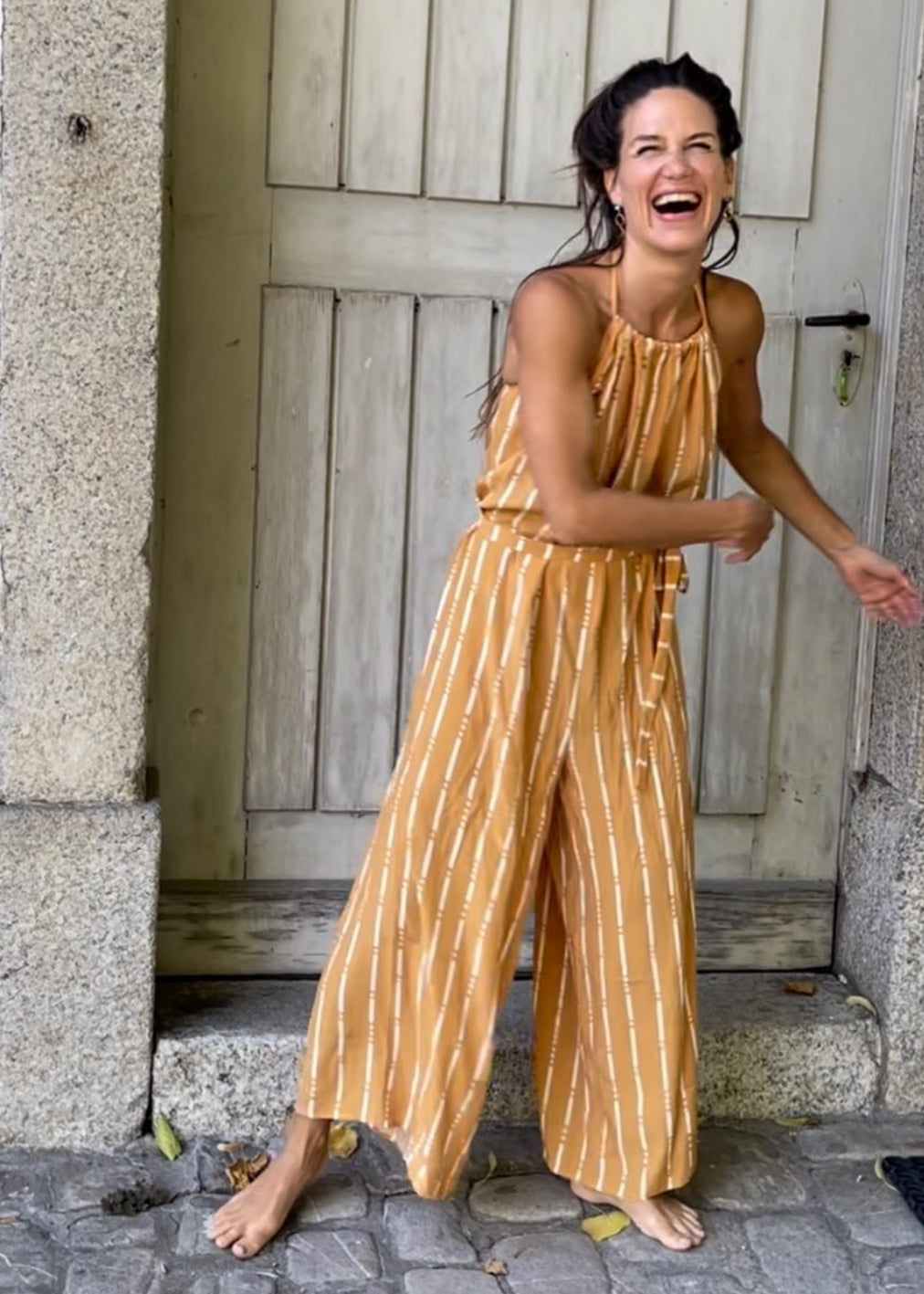 PRE-ORDER Ambra Jumpsuit Bamboo mustard