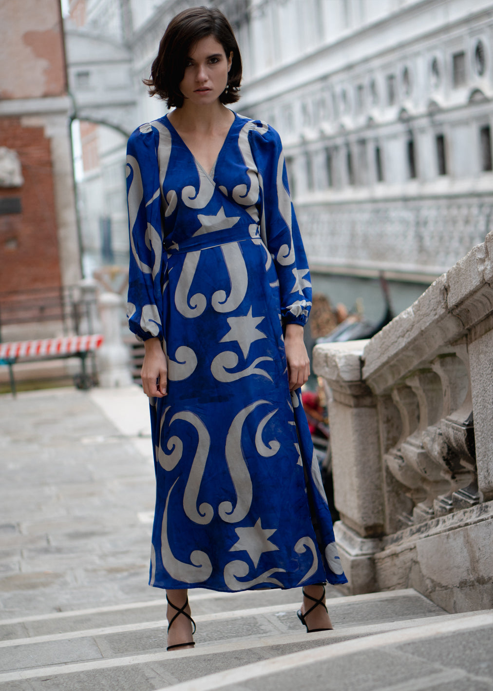 PRE-ORDER Beatrix Dress Picasso Blue