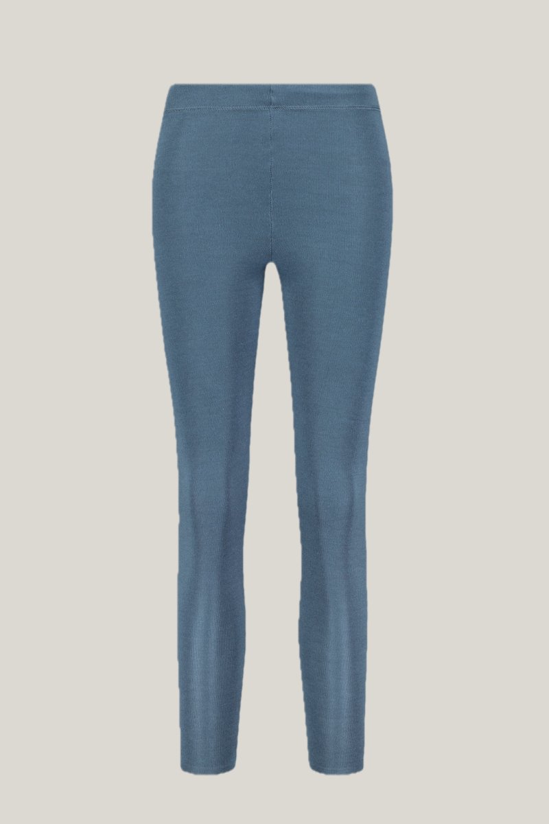 Leggings Astrid in graublau aus Merino & Tencel von Tidløs