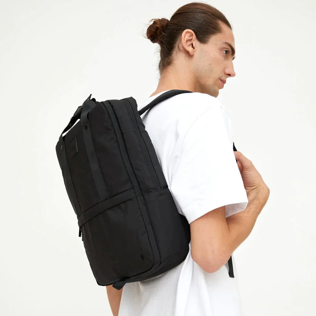Black Daily Vandra Business backpack made from recycled PET by Lefrik