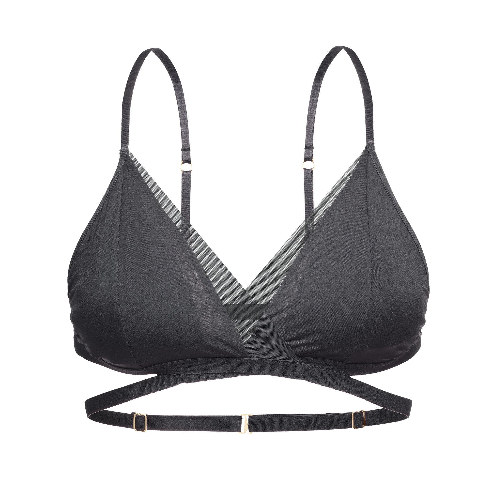 Schwarzer Bralette Triangle aus Polyamid von MOYA KALA