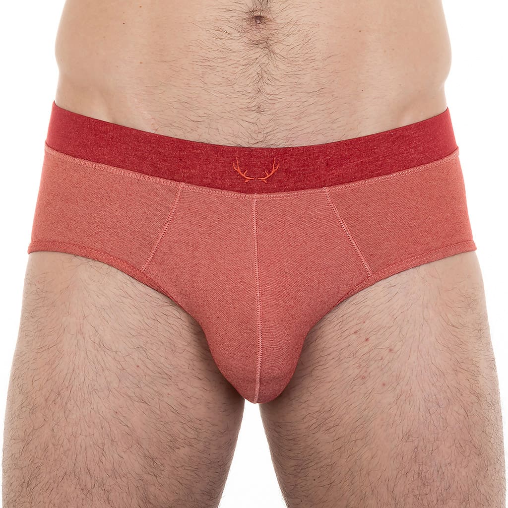 Red Tencel underpants from Bluebuck