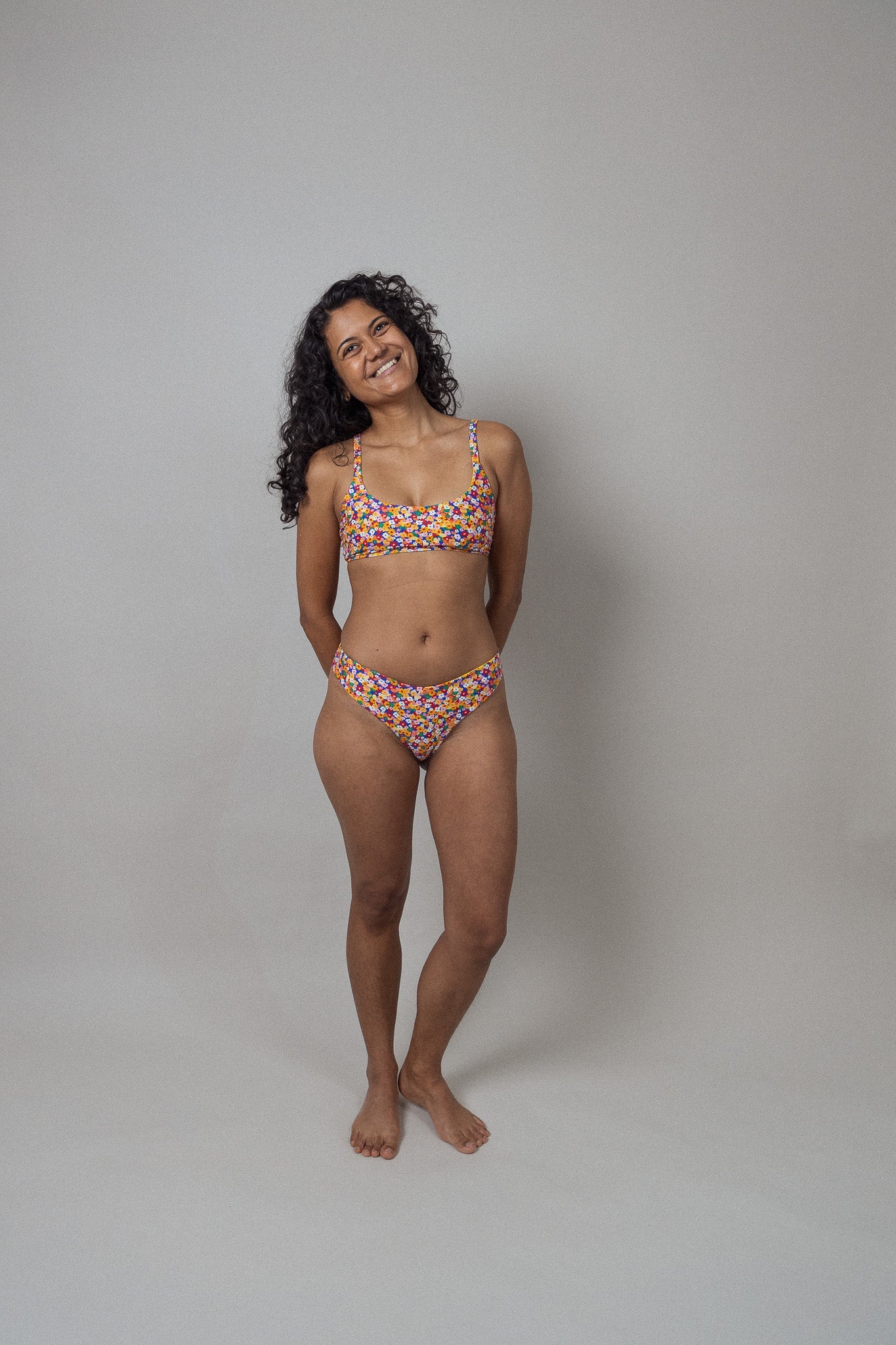 Buntes Bikini-Oberteil Camilo aus recyceltem Kunststoff von Tias & Olives
