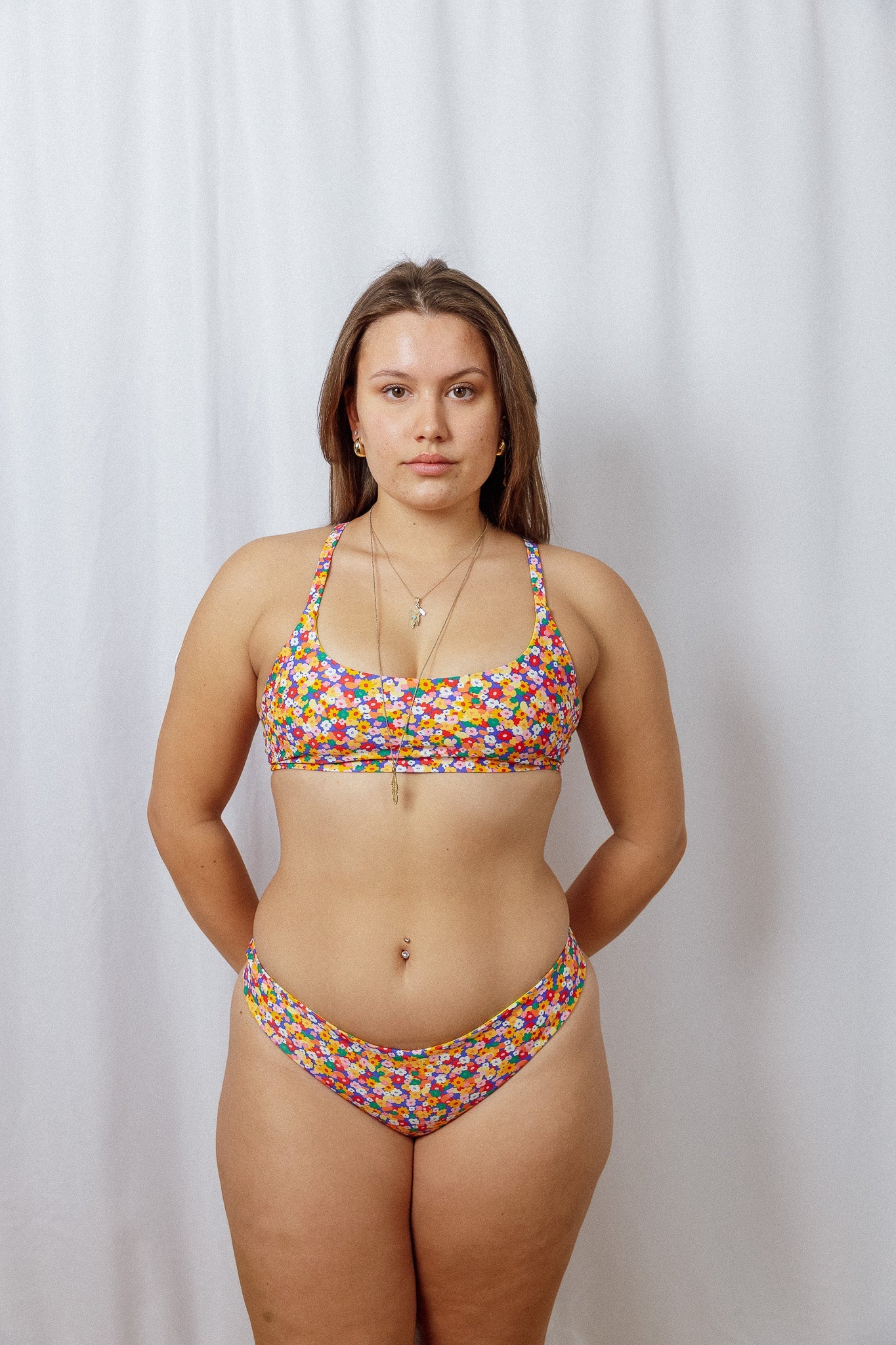 Buntes Bikini-Oberteil Camilo aus recyceltem Kunststoff von Tias & Olives
