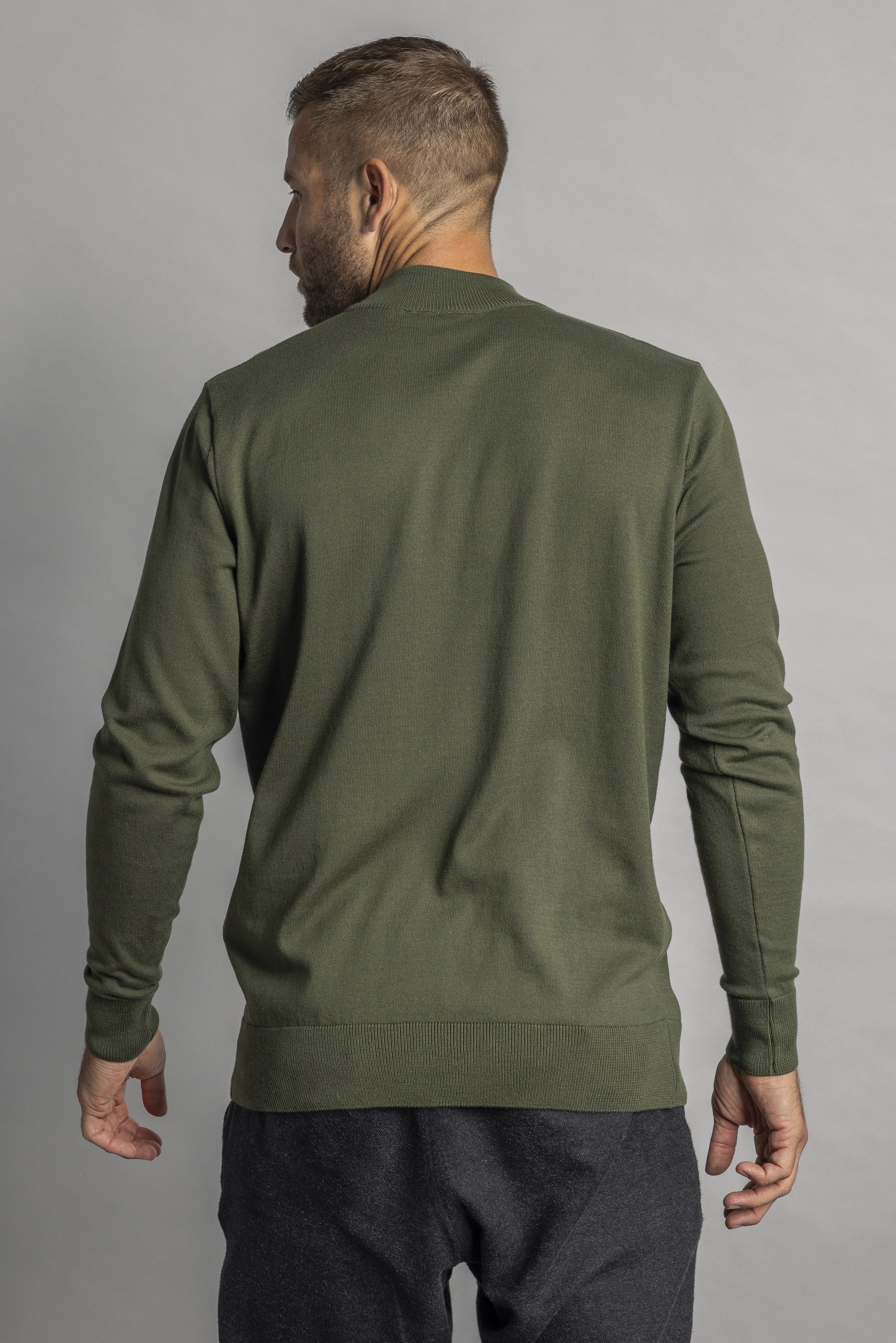 Mock Neck Pullover aus Bio Baumwolle von Dirts