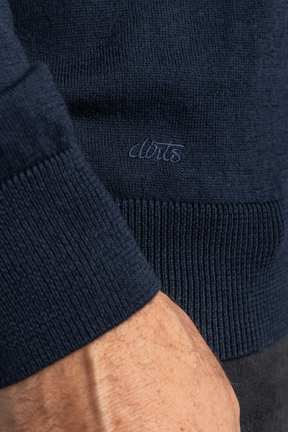 Merino Crewneck in Navy von Dirts