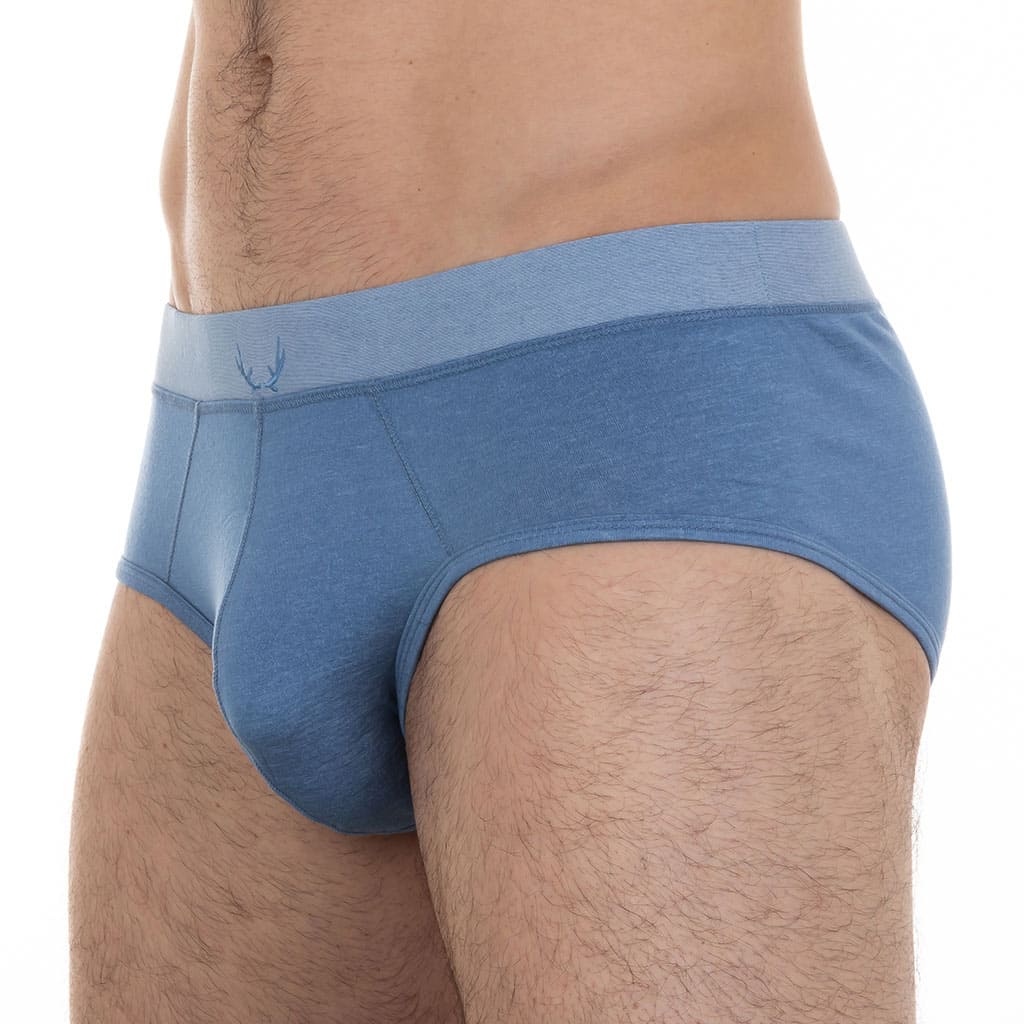 Blue Tencel underpants from Bluebuck