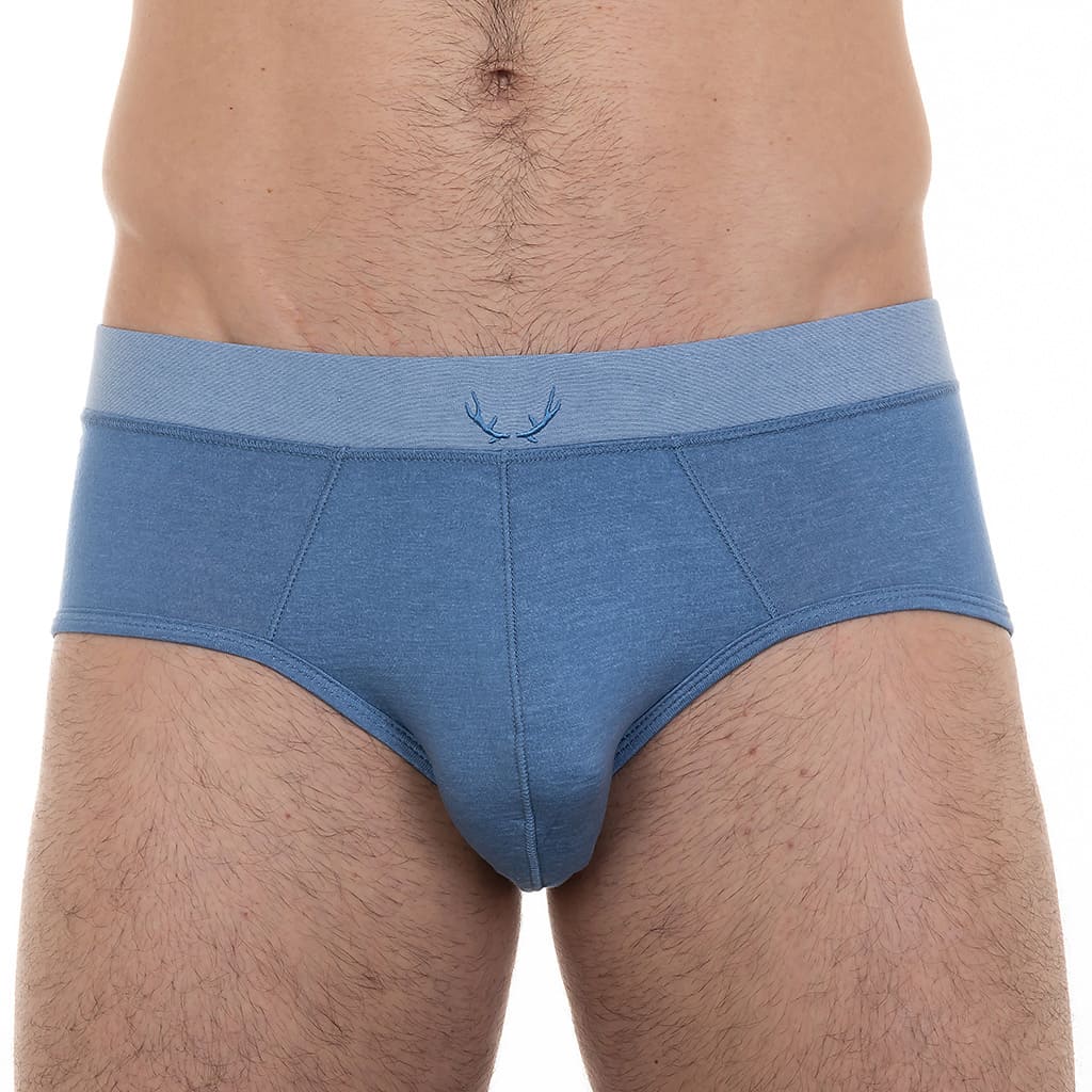 Blue Tencel underpants from Bluebuck