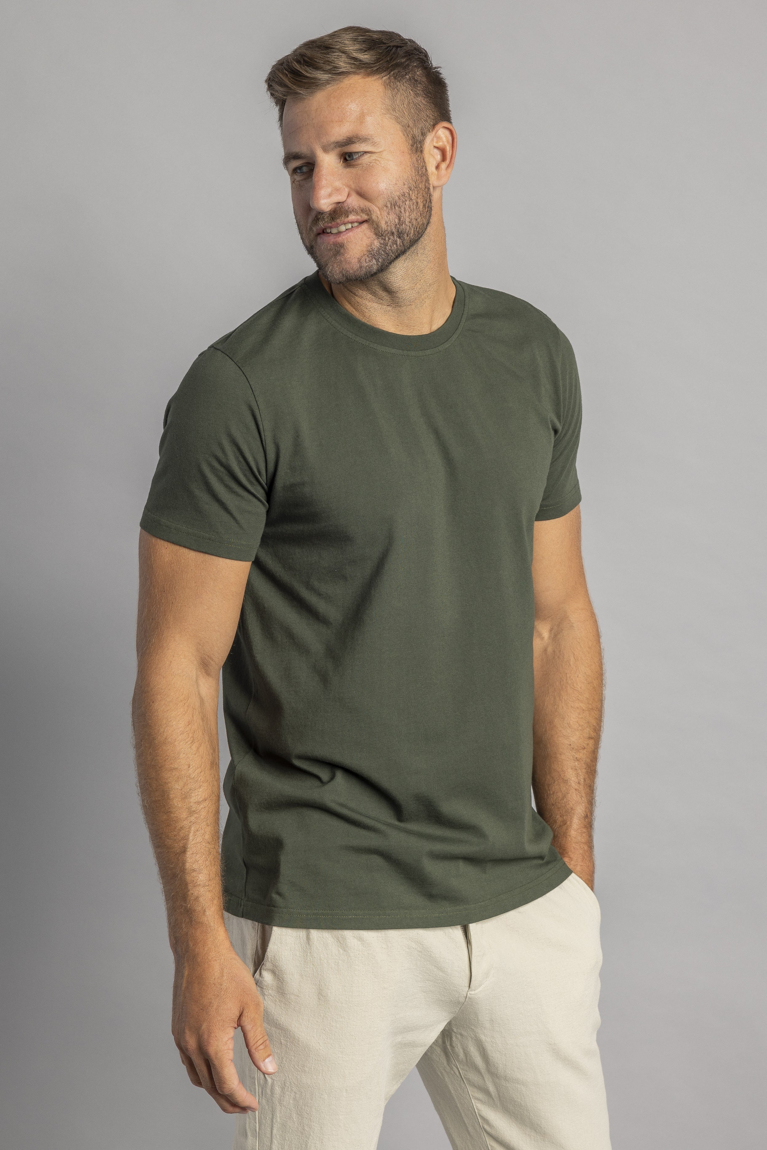 Premium Blank T-Shirt SLIM aus Bio Baumwolle von Dirts