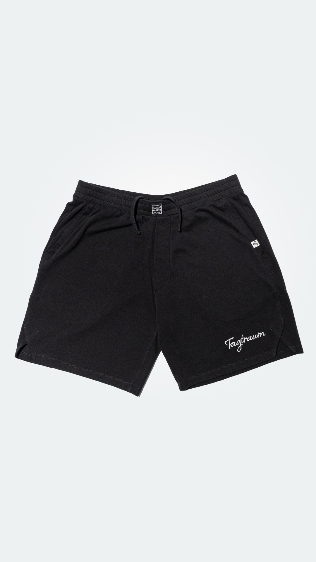 Schwarze Shorts aus 100% Bio-Baumwolle von Tagtraum Clothing