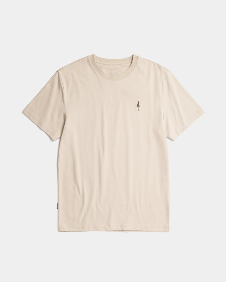 TreeShirt Pumice in beige made of organic cotton by NIKIN