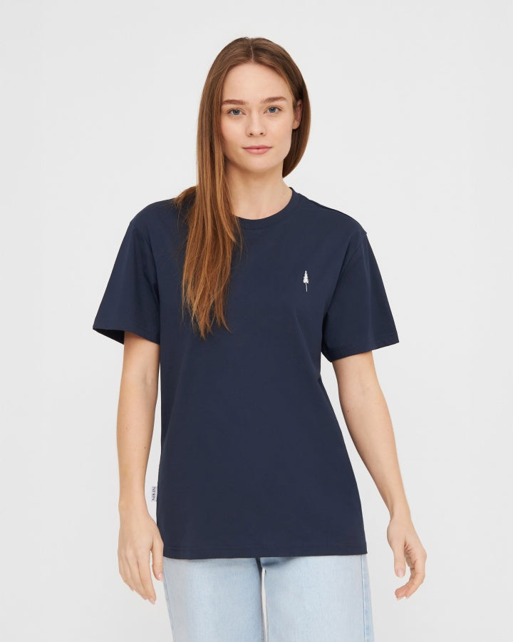 TreeShirt Dark Navy en coton biologique de NIKIN