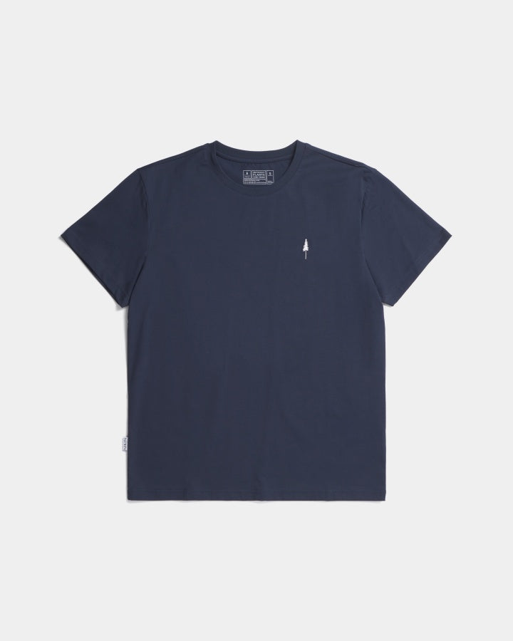 TreeShirt Dark Navy en coton biologique de NIKIN