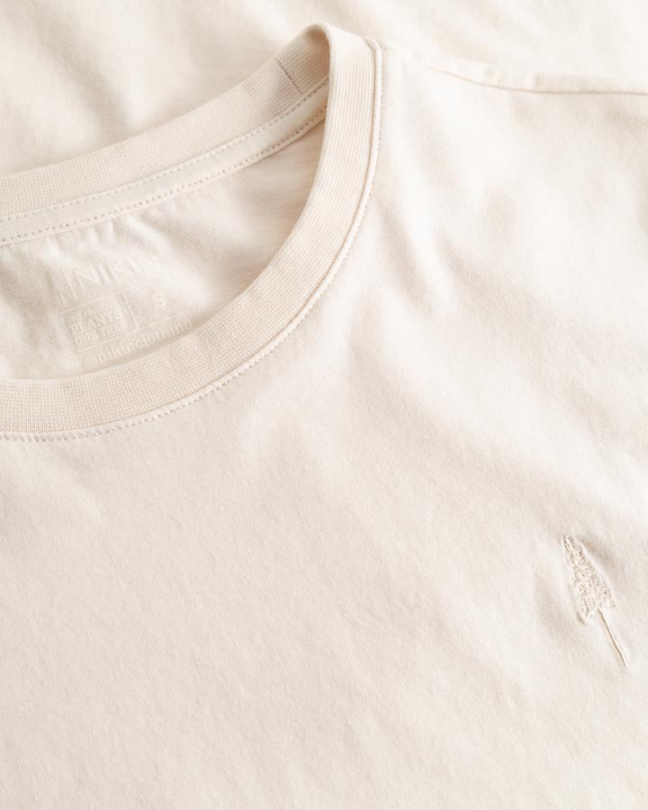 Beiges T-Shirt Tree aus 100% Bio-Baumwolle von Nikin