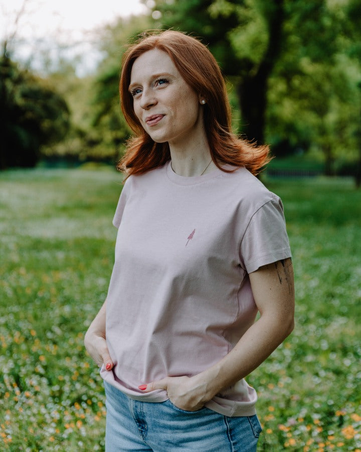 TreeShirt Women Periwinkle in rosa aus Bio Baumwolle von NIKIN