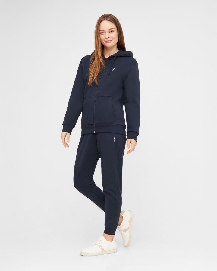 Veste TreeHoodie Dark Navy de Nikin en coton biologique