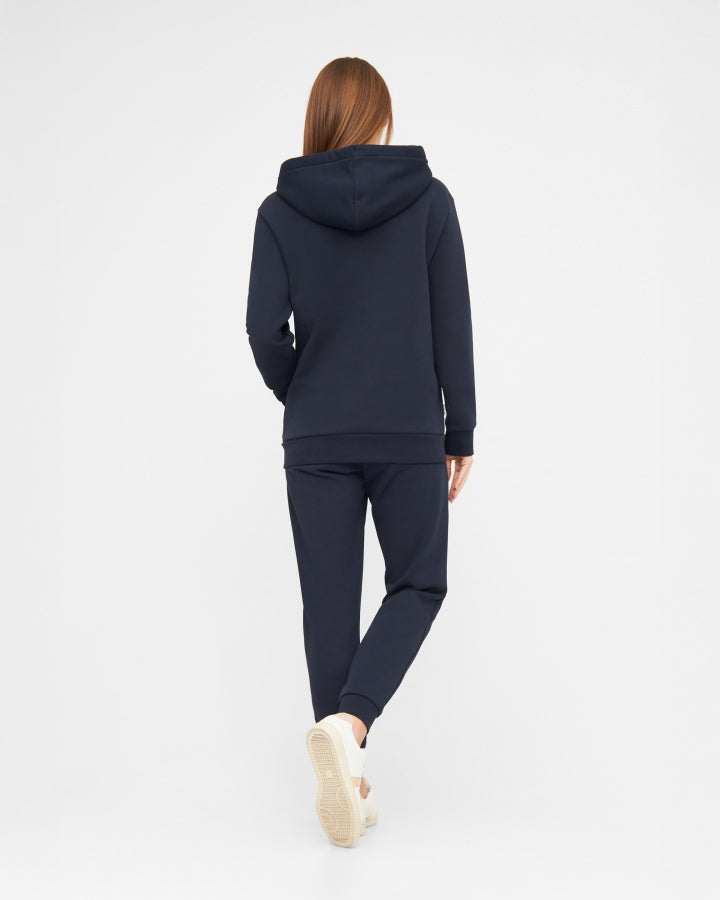 Veste TreeHoodie Dark Navy de Nikin en coton biologique