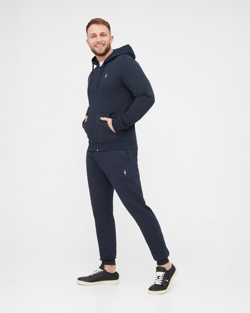 Veste TreeHoodie Dark Navy de Nikin en coton biologique