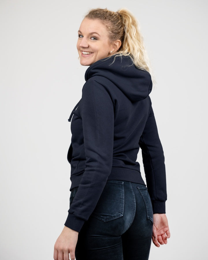 Veste TreeHoodie pour femme bleu marine foncé