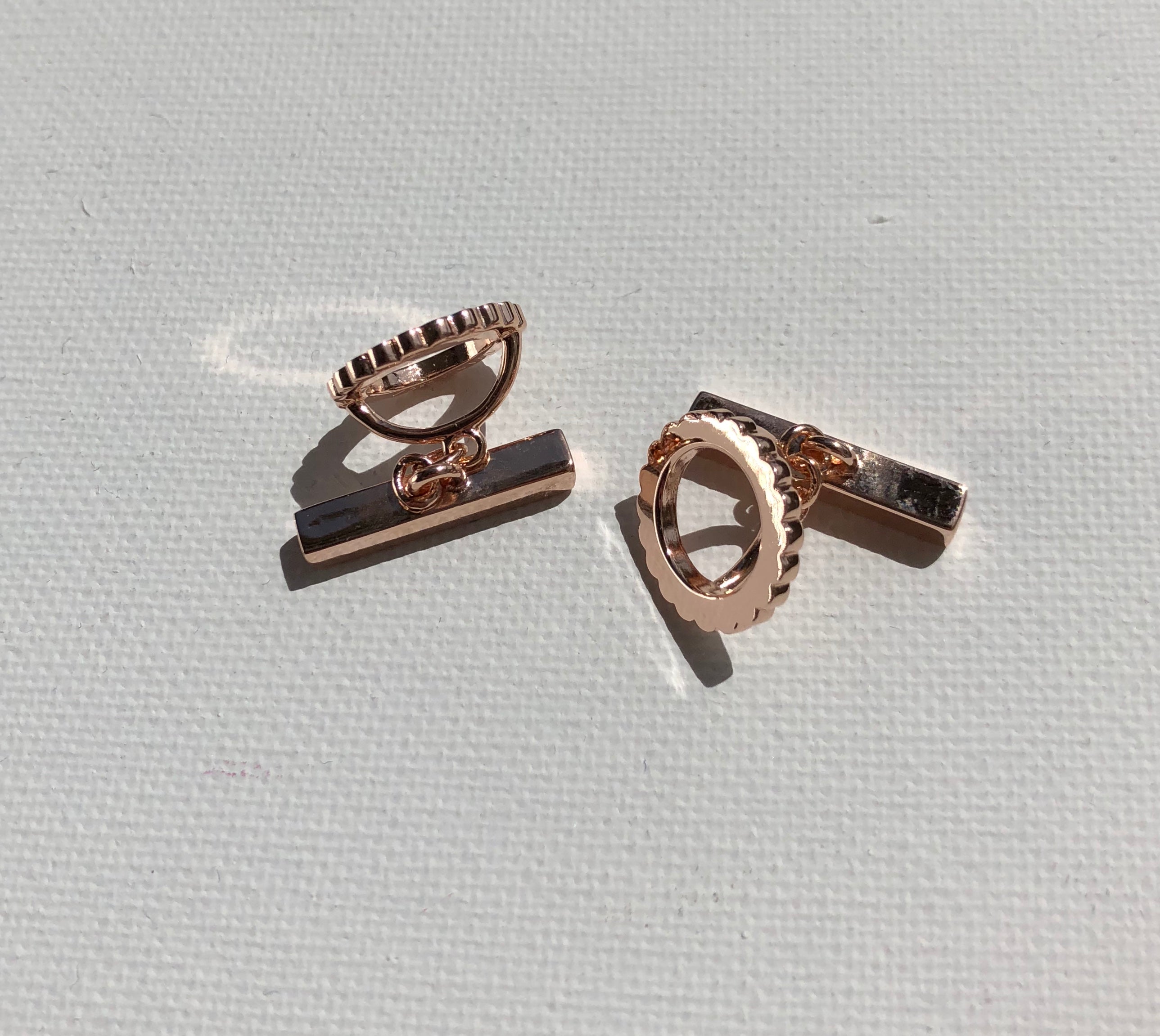 Boutons de manchette Gemelli INGRANAGGI en argent par V Design Lab