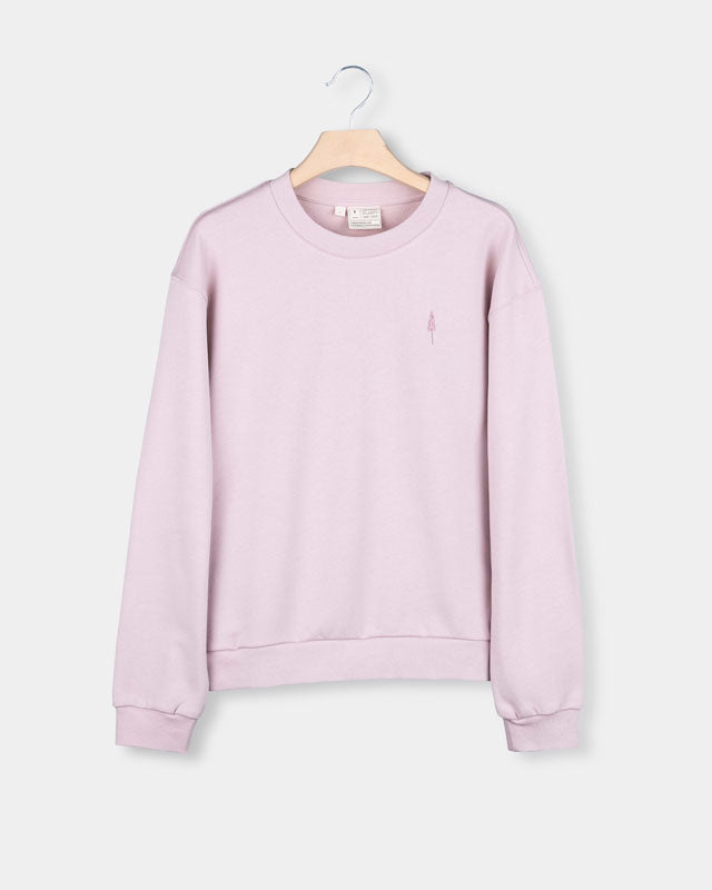 Pink sweater made of 100% organic cotton by NIKIN