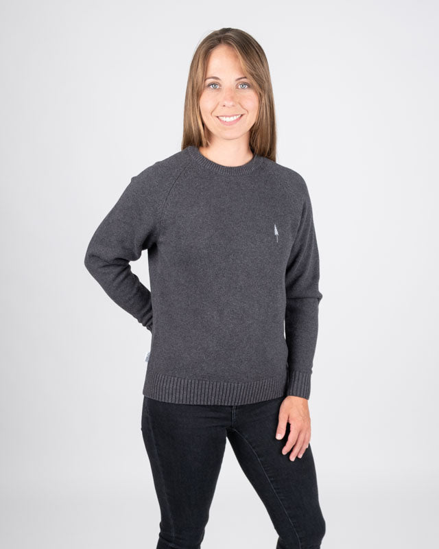 TreePullover Cosy Anthracite Mel - PULLOVER - NIKIN
