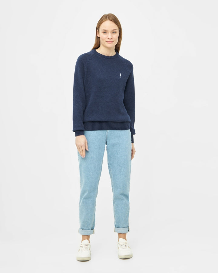 Pull bleu Tree en coton 100% biologique par Nikin