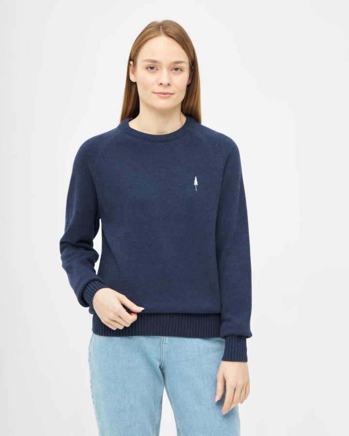 Pull bleu Tree en coton 100% biologique par Nikin