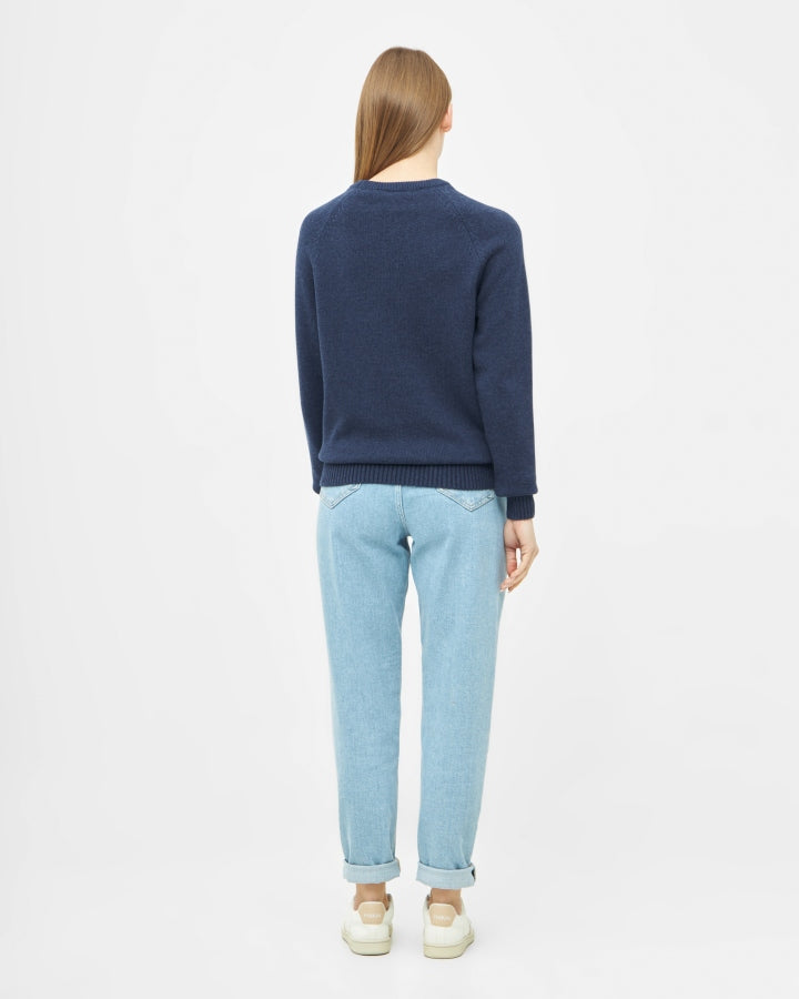 Pull bleu Tree en coton 100% biologique par Nikin