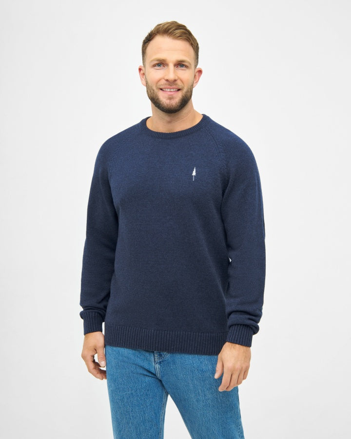 Pull bleu Tree en coton 100% biologique par Nikin