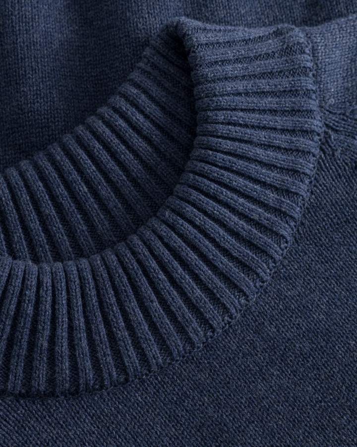 Blauer Pullover Tree aus 100% Bio-Baumwolle von Nikin