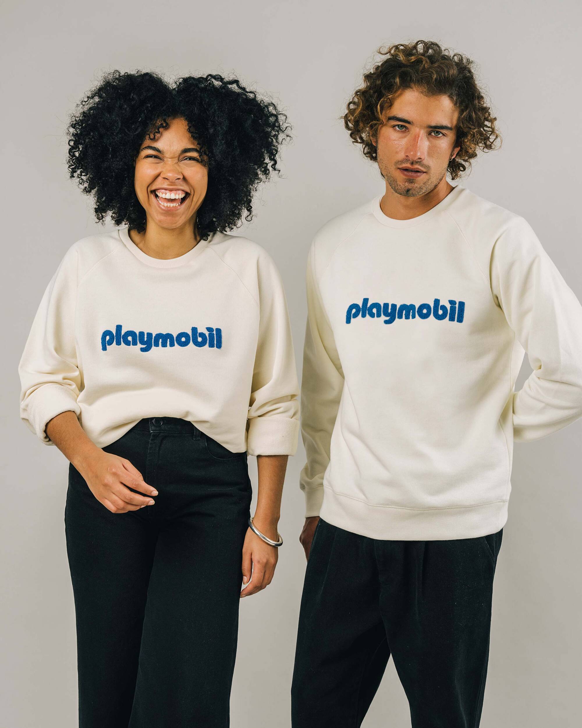 Playmobil Logo Sweatshirt Ecru