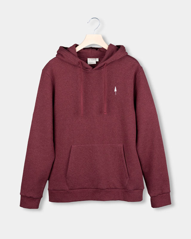 Roter Hoodie TreeHoodie aus 100% Bio Baumwolle von Nikin