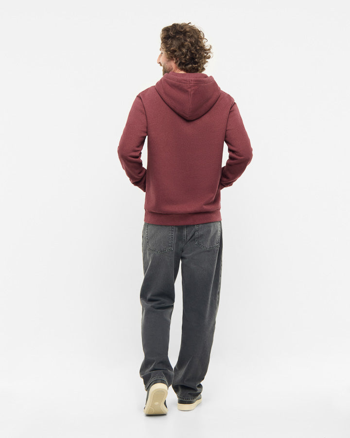 Roter Hoodie TreeHoodie aus 100% Bio Baumwolle von Nikin