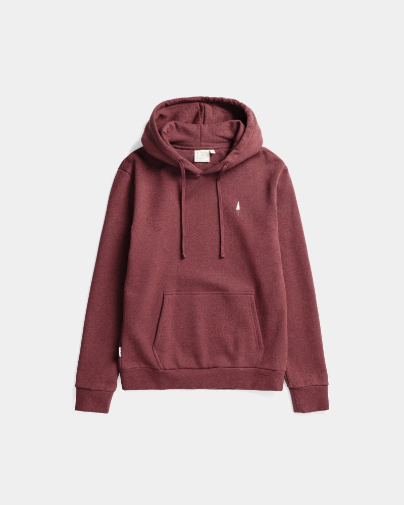 Roter Hoodie TreeHoodie aus 100% Bio Baumwolle von Nikin