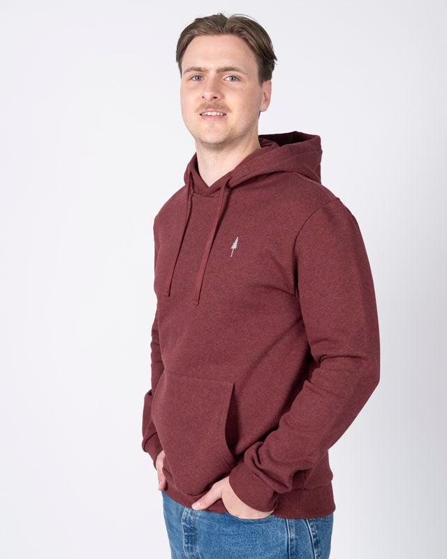 Roter Hoodie TreeHoodie aus 100% Bio Baumwolle von Nikin