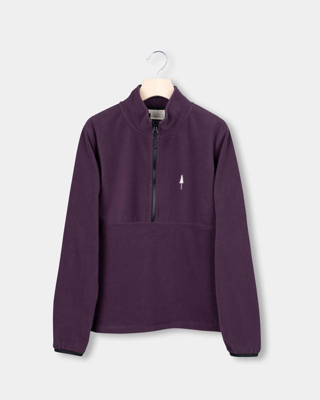 Pull violet Tree en polyester 100% recyclé par Nikin