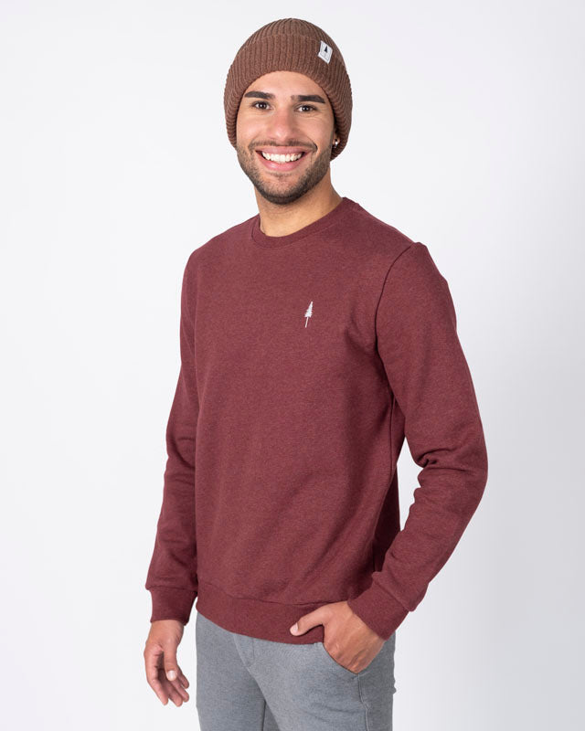 Roter Sweater TreeSweater aus 100% Bio Baumwolle von Nikin