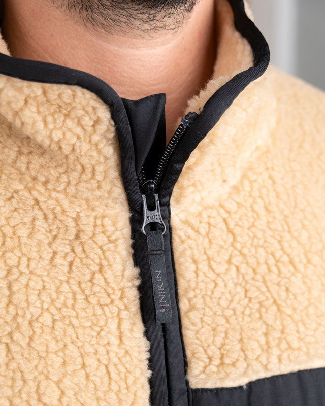 TreeFleece Teddy Relaxed Jacket Caramel - JACKET - NIKIN