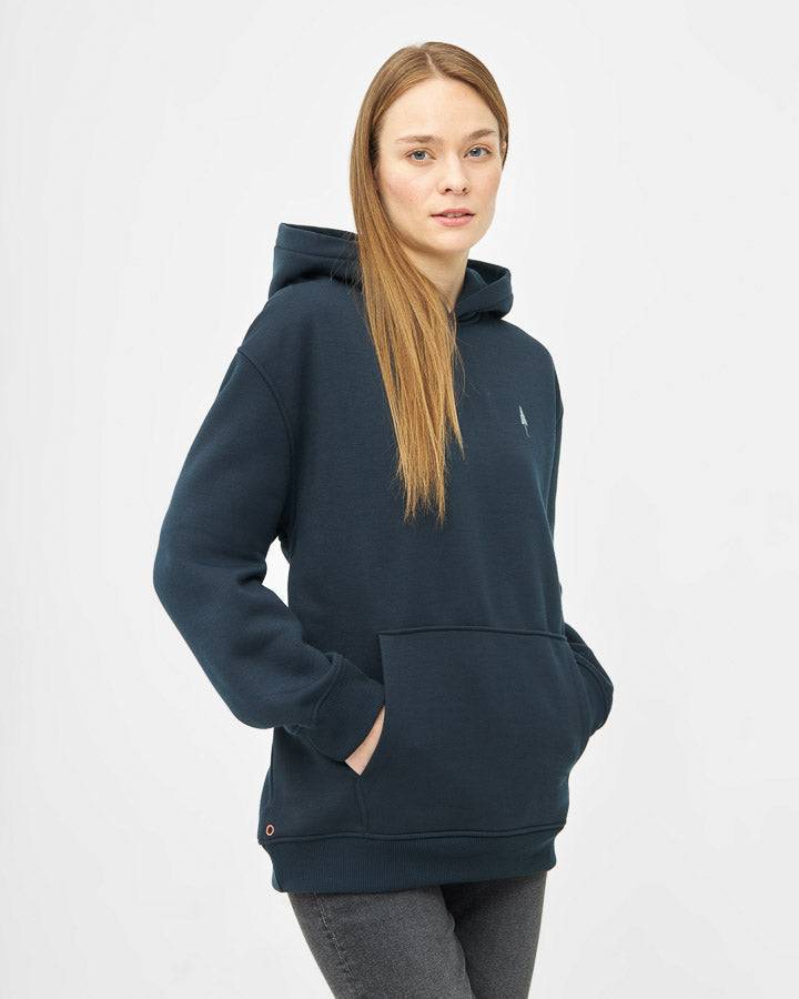 Dunkelblauer Hoodie TreeHoodie Circular aus 100% NaNea von Nikin