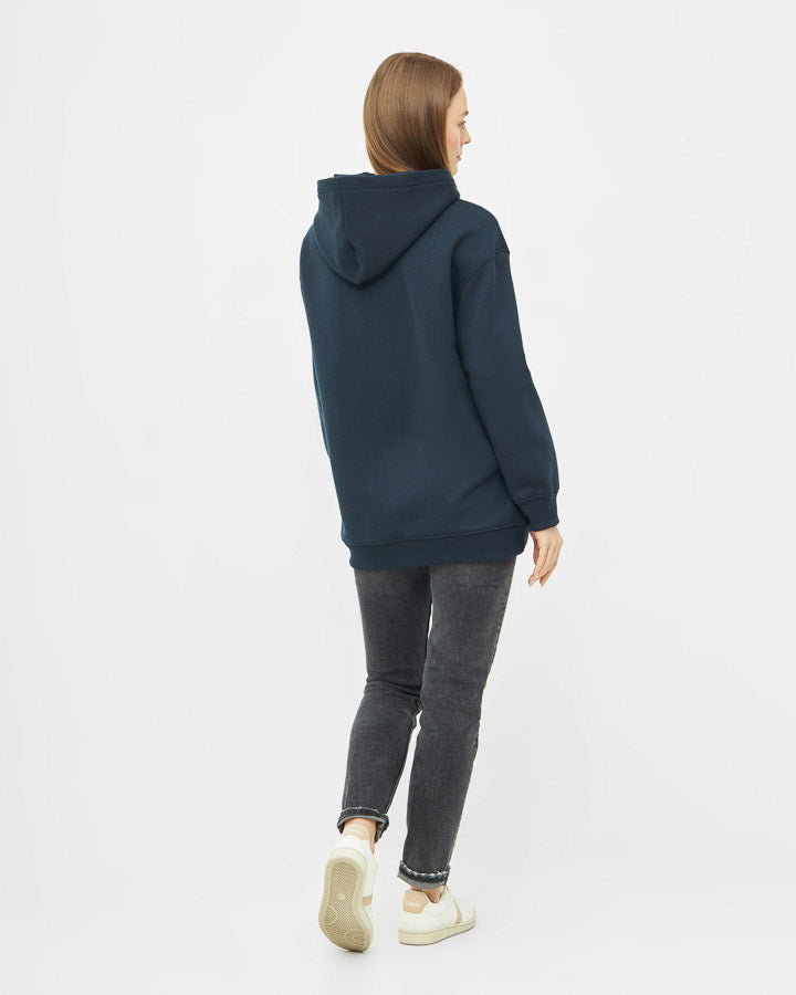 Dunkelblauer Hoodie TreeHoodie Circular aus 100% NaNea von Nikin