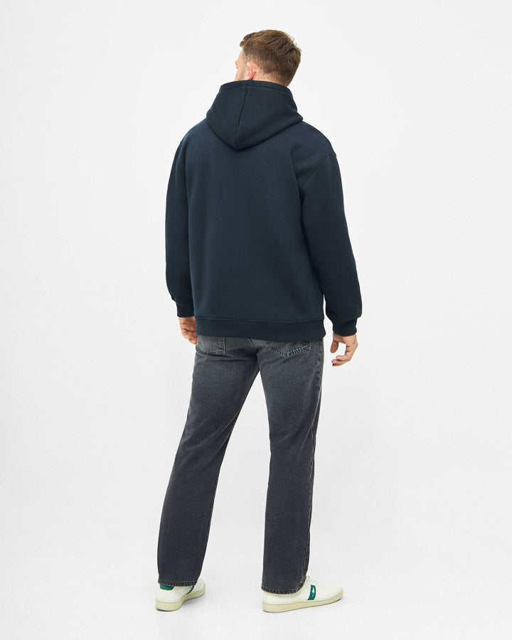 Dunkelblauer Hoodie TreeHoodie Circular aus 100% NaNea von Nikin