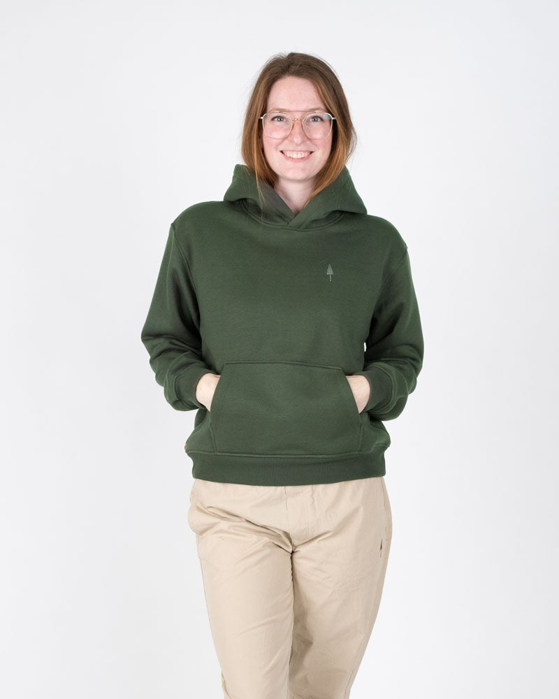 Grüner Hoodie TreeHoodie Circular aus 100% NaNea von Nikin