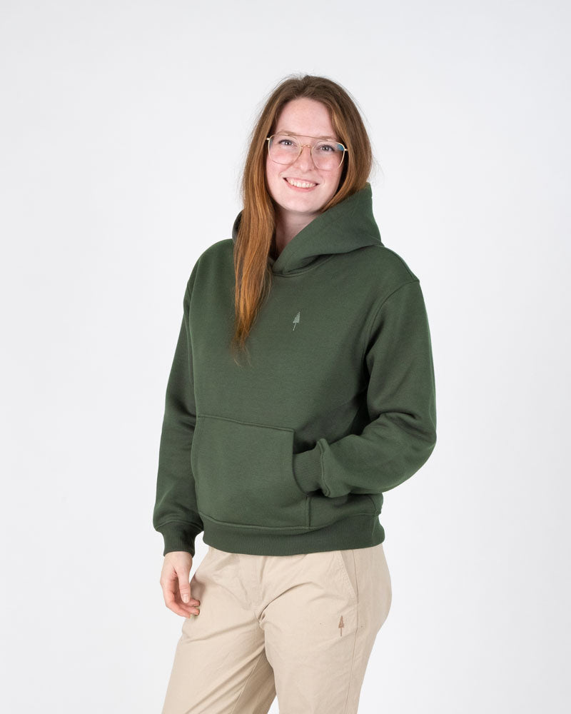 Grüner Hoodie TreeHoodie Circular aus 100% NaNea von Nikin