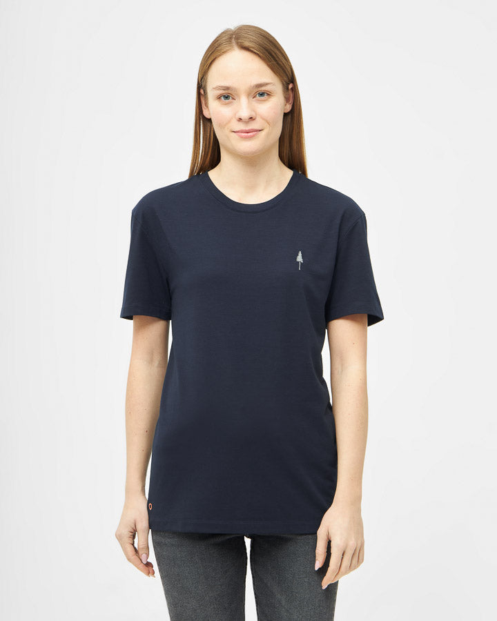 Dunkelblaues T-Shirt TreeShirt Circular aus NaNea von Nikin