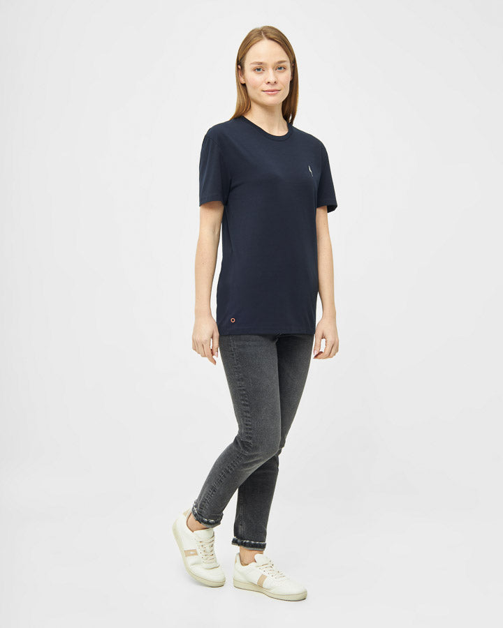 Dunkelblaues T-Shirt TreeShirt Circular aus NaNea von Nikin