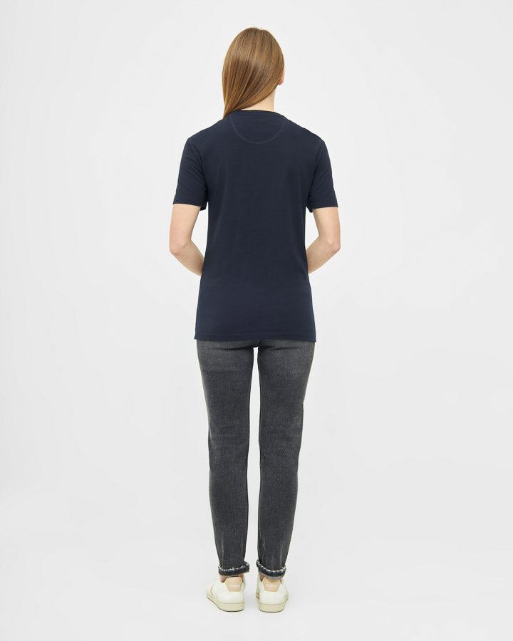 Dunkelblaues T-Shirt TreeShirt Circular aus NaNea von Nikin
