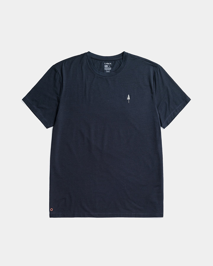 T-shirt bleu foncé TreeShirt Circular en NaNea par Nikin