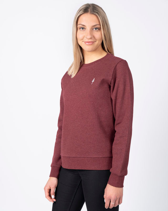 Roter Sweater TreeSweater Women aus 100% Bio Baumwolle von Nikin