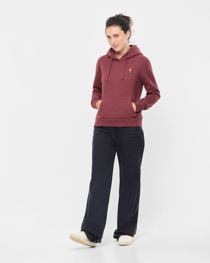 Roter Hoodie TreeHoodie Women aus 100% Bio Baumwolle von Nikin